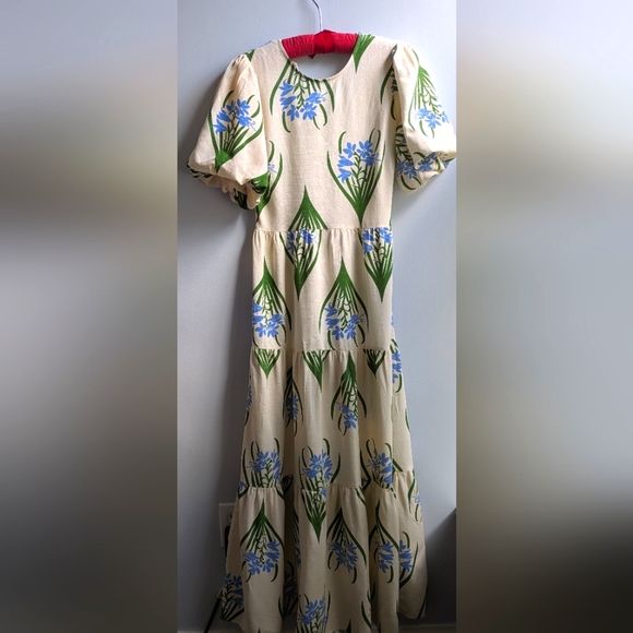 Zara Dresses & Skirts - NWT...Zara Sofia Ecru Linen/Cotton Open Back Maxi Dress Size XS
